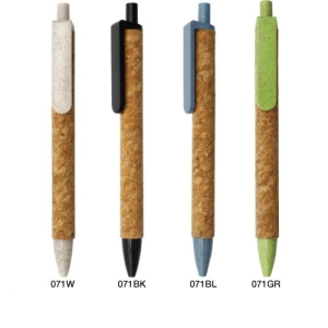 ECO - Friendly Wheat Straw and Cork Pens 